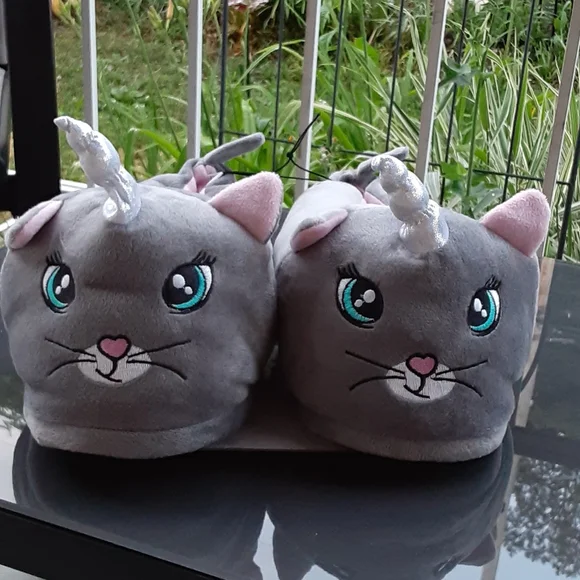 chatties Shoes Kittycorn Cat Unicorn Slippers Poshmark